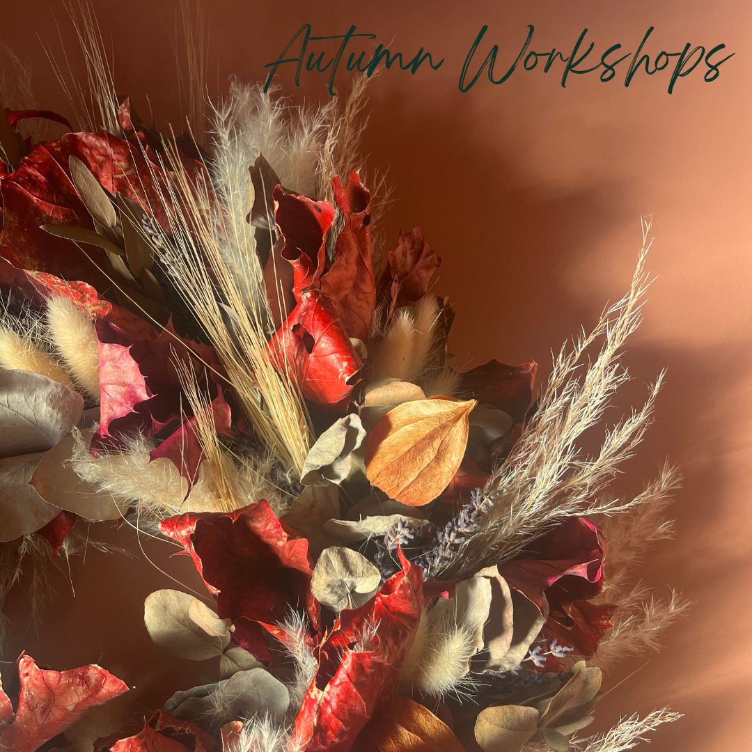 Autumnal Wreath Workshop Saturday 25th October 2-4pm at Saxbys Cider