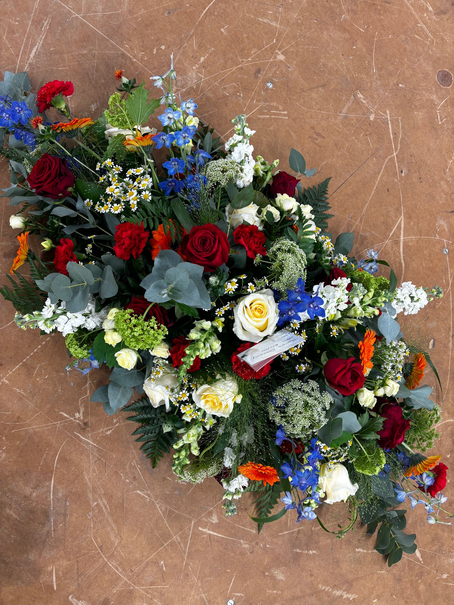 Casket Spray- Bright colours