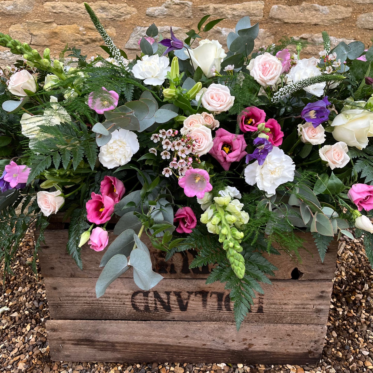 Casket Spray- Pink and lilac