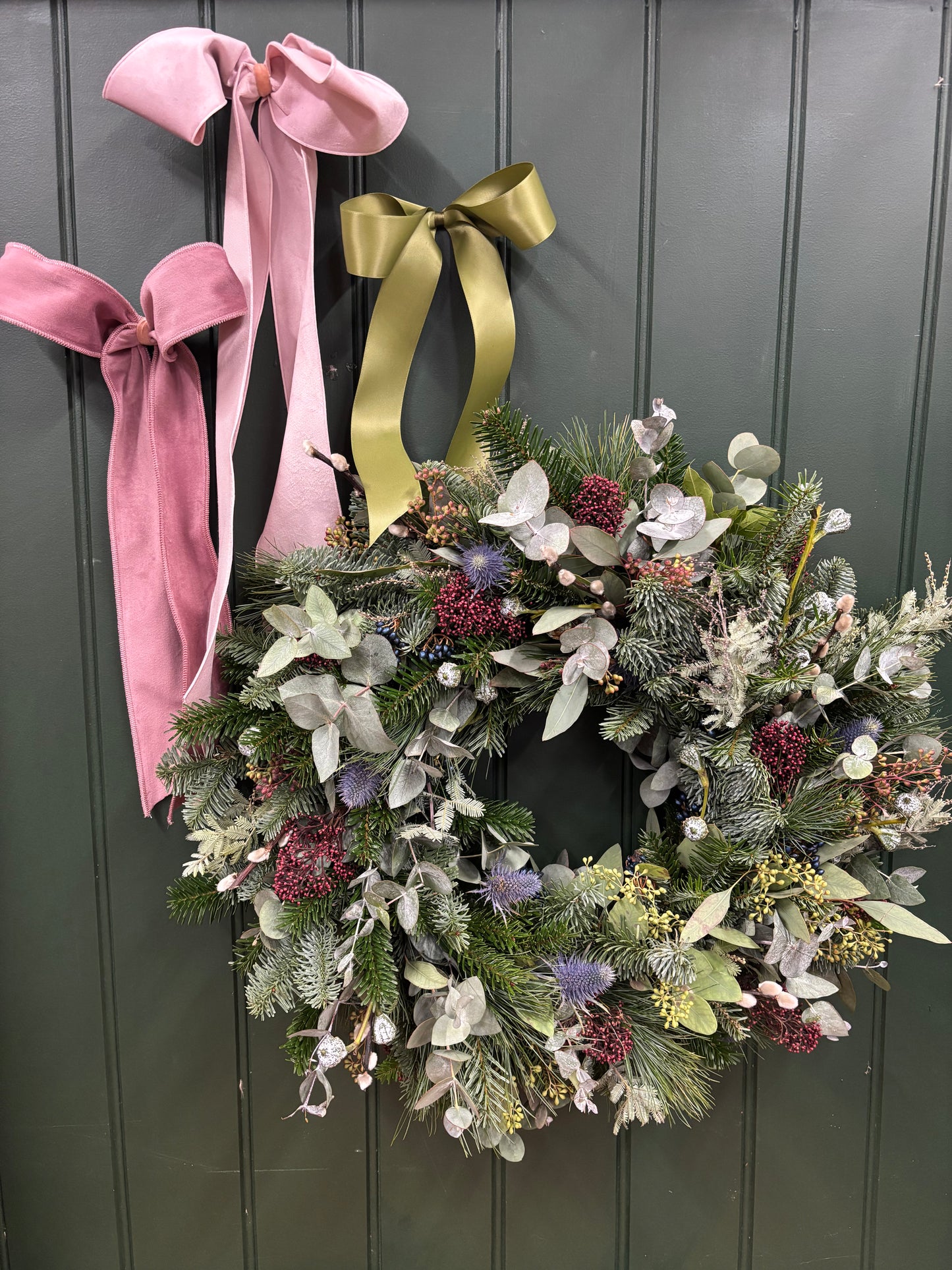 Christmas Wreath Winter Hedgerow