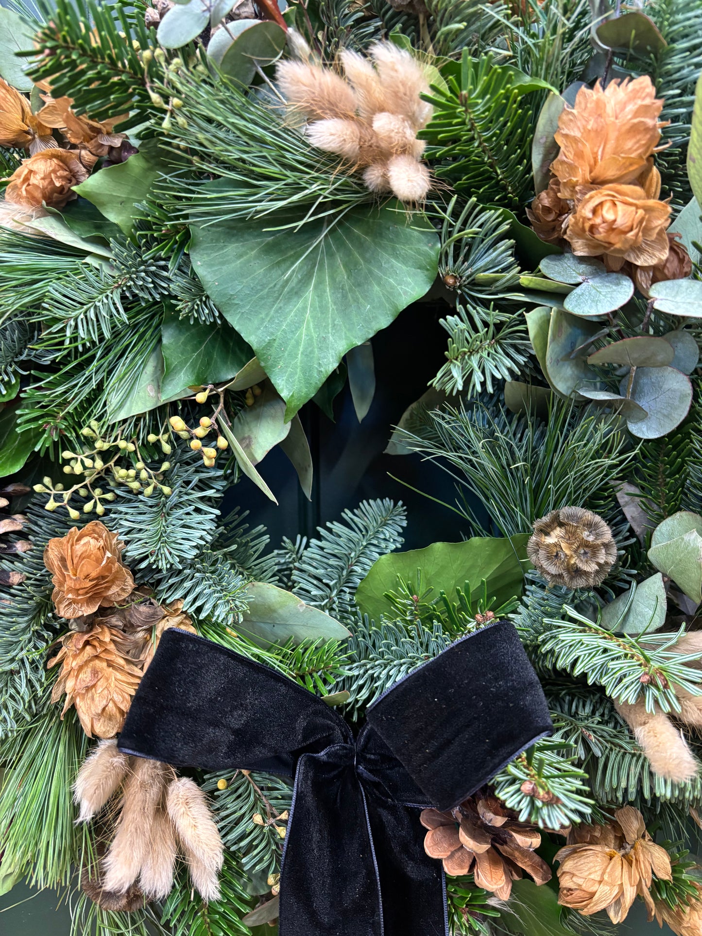 Christmas Wreath Natural Scandi