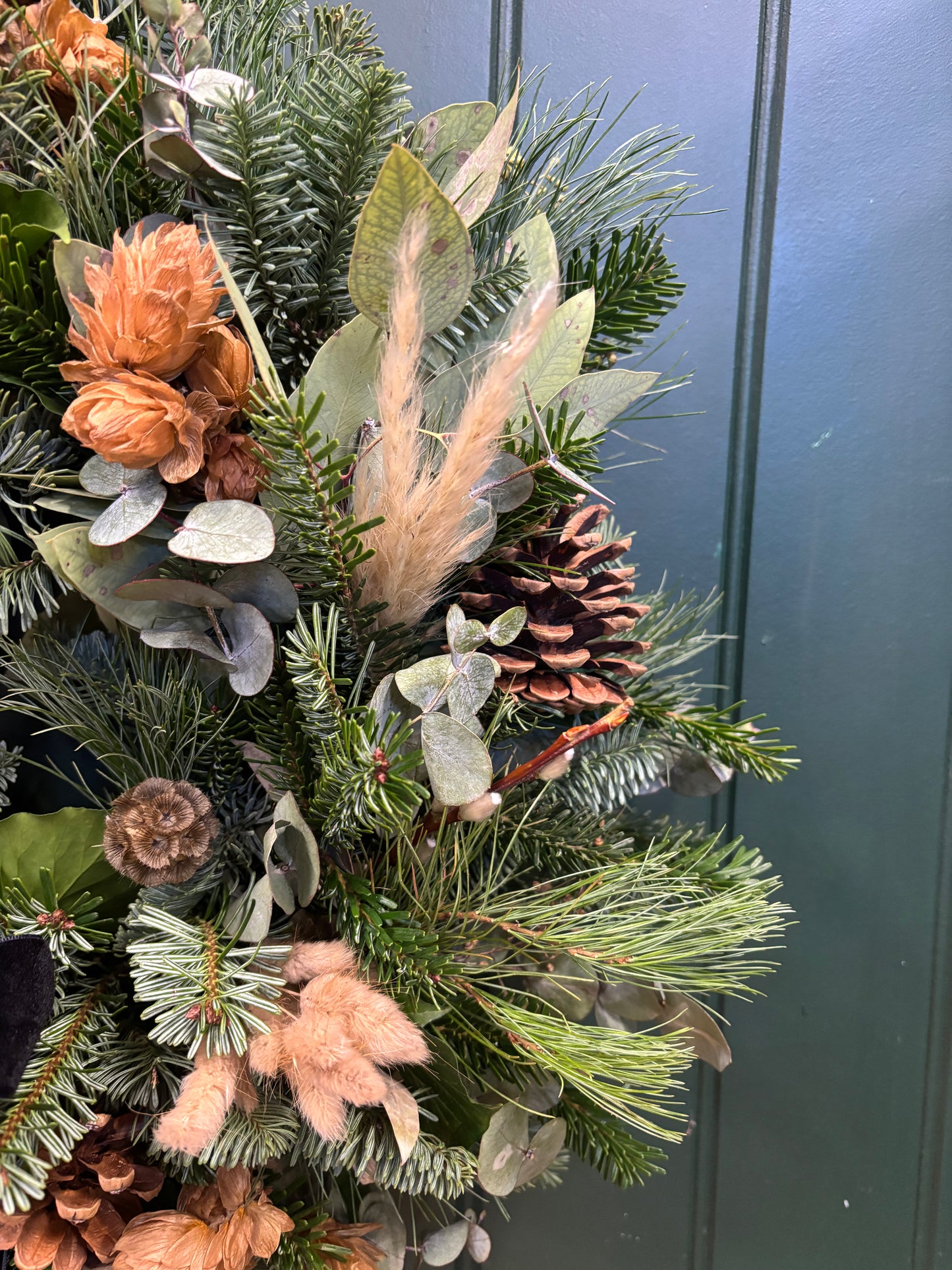 Christmas Wreath Natural Scandi