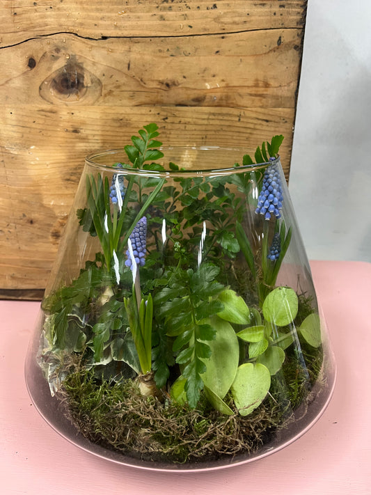 Glass Spring planter